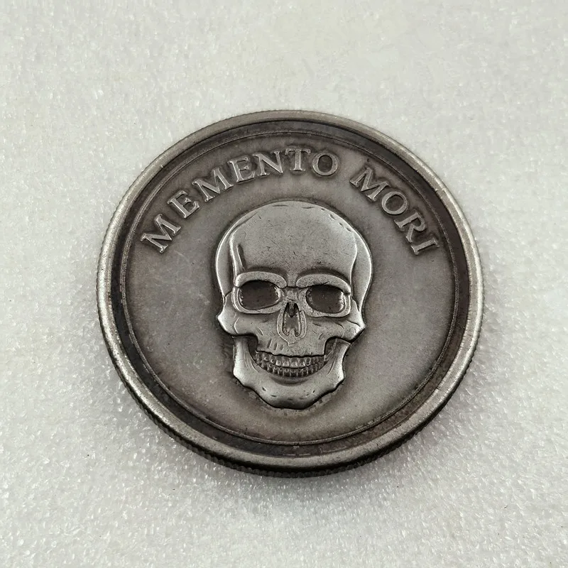 2020 Memento Mori Coin Death the Kid Warning sticker for Car Commemorative Entertainment Decorations Gifts