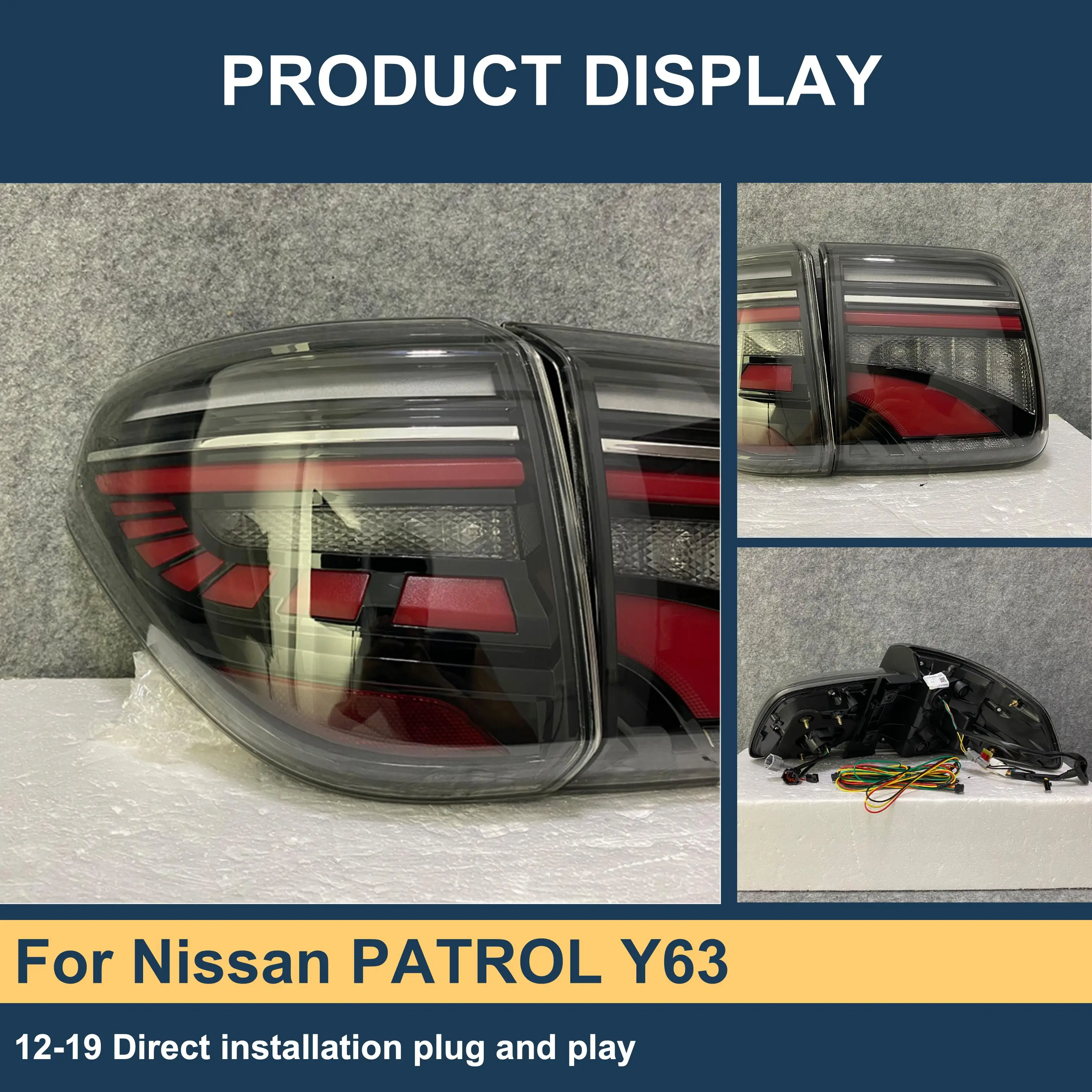 

J ONE Auto Oem Parts Tail Lights For Nissan PATROL Y63 2012-2019 Y63 Patrol Rear Fog Light Rear Light Assembly