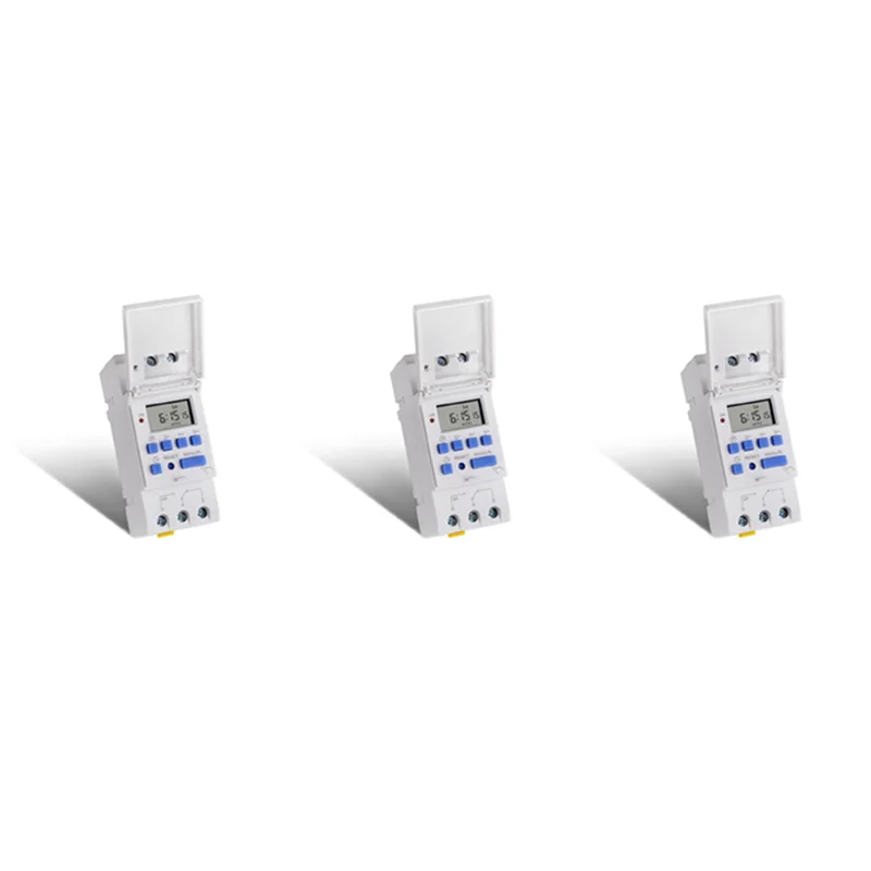 

Электронный таймер SINOTIMER 3X, таймер TM615-2, 7 дней, 24 часа, программируемое реле времени с ЖК-дисплеем-220 В