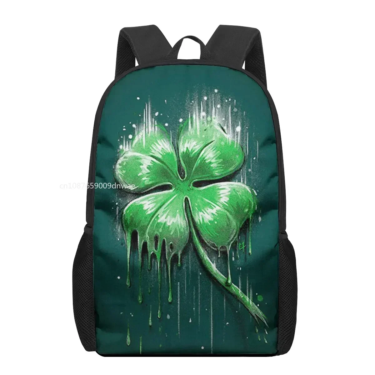 Mochila escolar con patrón 3D de Anime Black Clover para niños, bolsas de libros casuales para niños, mochilas escolares para niños y niñas