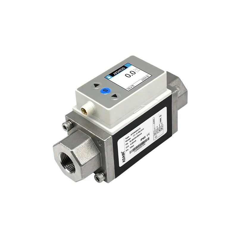 ASAIR Vortex Liquid Water Flow Meter Sensor Replacing SMC Water Digital Flow Switch AFD Series