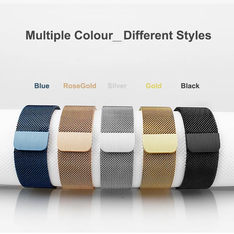 Metal Strap For Samsung Galaxy Watch 5 Pro/7/6/5/4/Active 2 40mm 44mm Band 4 Classic Milanese Magnetic Loop Replacement Bracelet