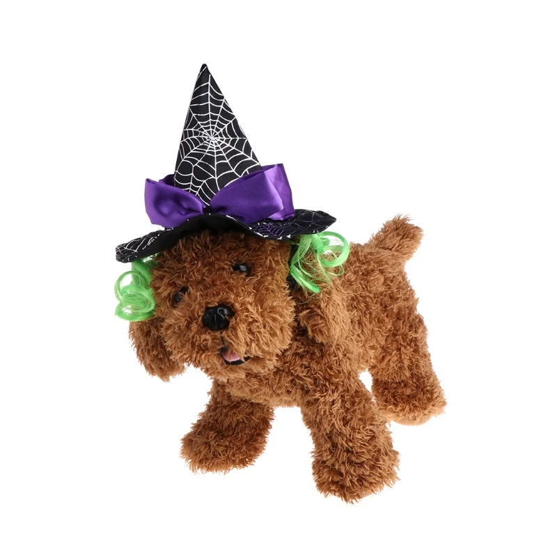 Cats Hat Wizard for Halloween Party Decoration Dress Up Accessories