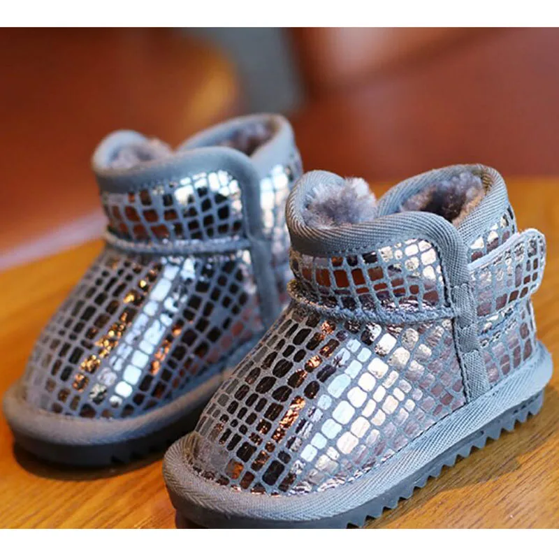 

Детские ботинки из натуральной кожи ​ Зимние сапоги, ботильоны для маленьких мальчиков и девочек, детская теплая обувь для бега, плюшевые кроссовки CSH1223