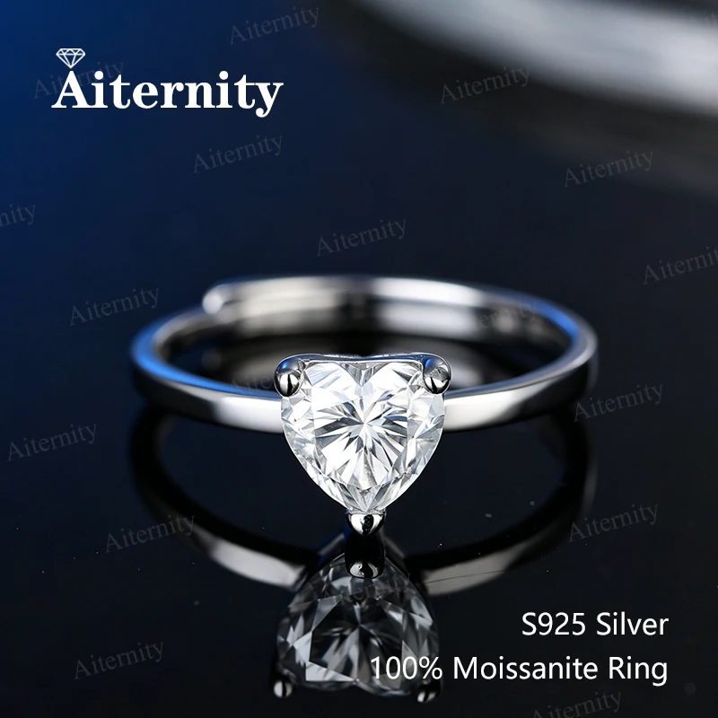 Verstellbarer Radiant-Schliff Moissanit-Ring, Diamanttester-zertifiziert mit GRA-Zertifikat, S925 Sterling Silber Hochzeits- und Bankettring – Detail 12