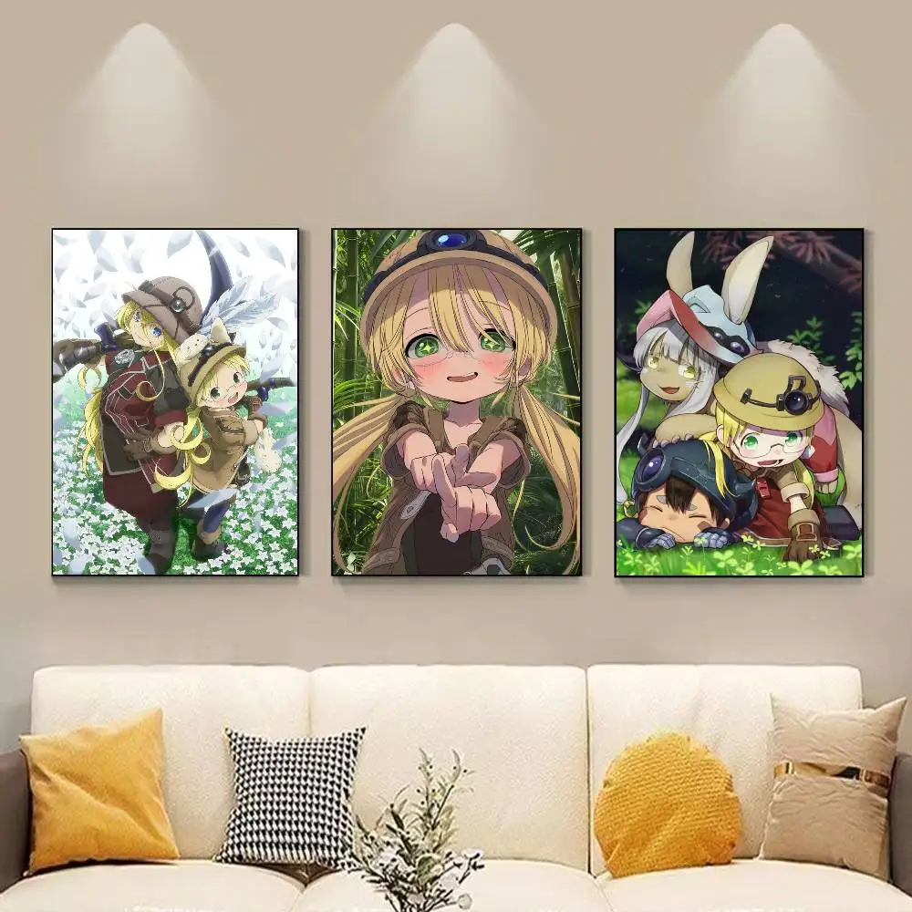 Made In Abyss Poster HD Quality Wall Art Retro Posters For Home Room Wall Decor Self Adhesive