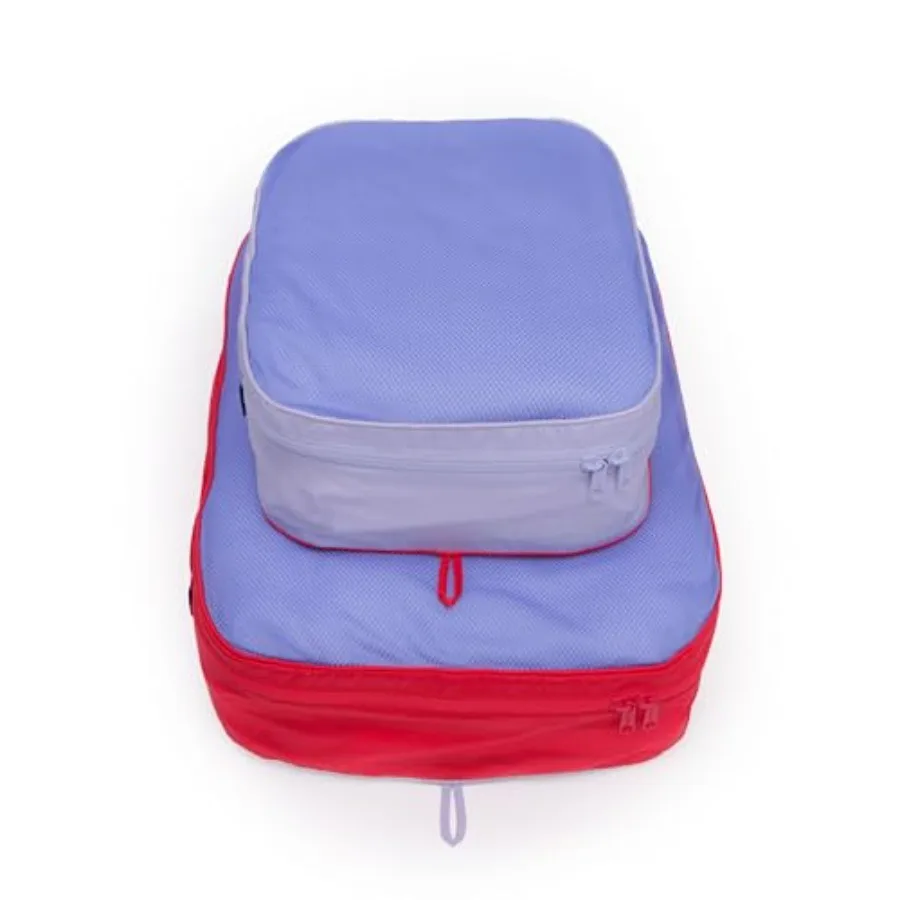 

Большой набор упаковочных кубов для путешествий из прочного полиэстера, разноцветные, компактные, для удобной организации и легкой упаковки.