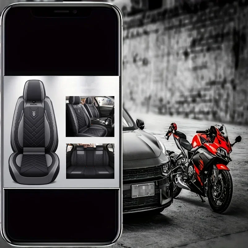 Brand new car seat cushion, suitable for all seasons, fully enclosed, comfortable and breathable, suitable for small cars
