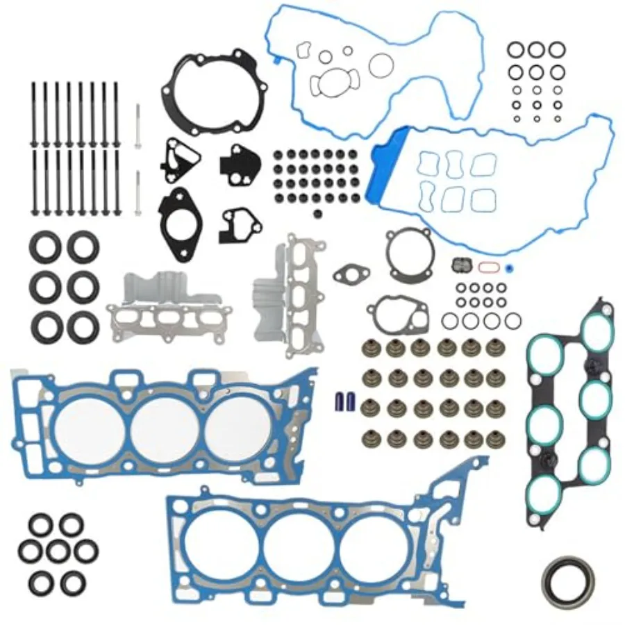 

Комплект прокладок головки блока цилиндров двигателя, замена для Enclave 3.6L 20092016 и Chevy Traverse 3.6L 20092016 HS26376PT5 ES72274 Hig