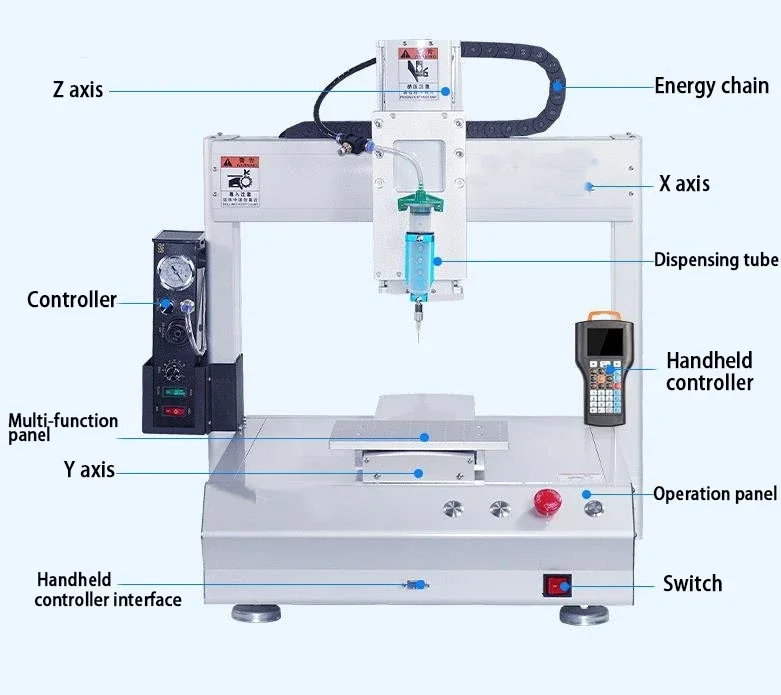 Multi Axis High Quality Automatic Liquid Glue Dispenser Robot Auto Dispensing Machine Made in China