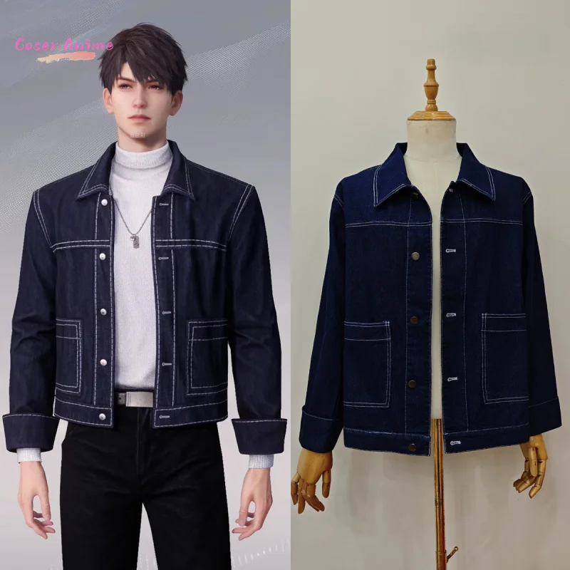 

Love and Deepspace Caleb Cosplay Costume Coat Uniform Halloween Carnival Party Christmas Play Role Clothing