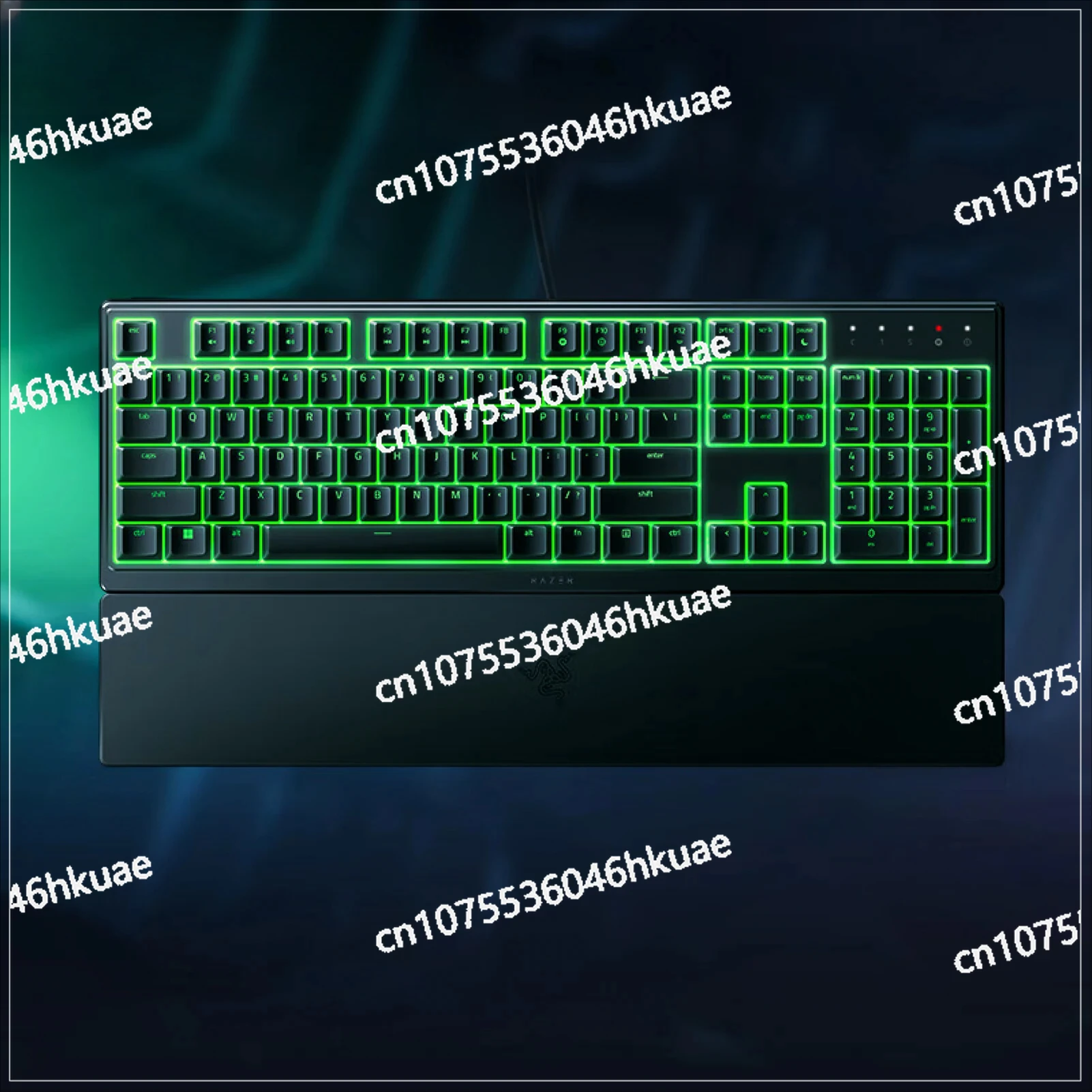 V3X 104 Keys Gaming Keyboard Razer Chroma RGB USB Wired Keyboard 1000Hz Mechanical Keyboard with Detachable Wrist Rest