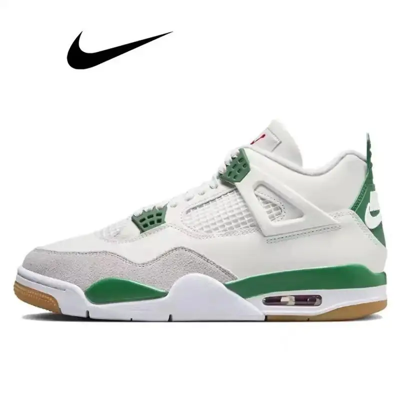 Nike-zapatillas de baloncesto x Air Jordan 4 Retro SB Pine Green para hombre y mujer, deportivas clásicas para exteriores