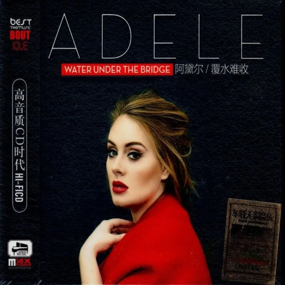 

Adele 3-Disc CD - Soulful Western Pop Hits Including "Water Under The Bridge" for Car Play
