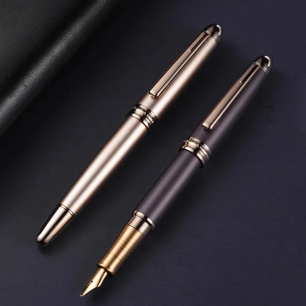 New Montagut 306 Excellent Fountain Pen Ink Metal Writing Ink Pens for Business Gift Pens with 0.5mm F Nib Office Supplies