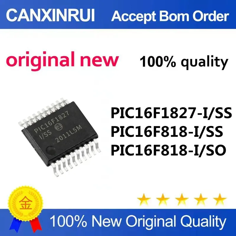 

PIC16F1827-I/SS PIC16F818-I/SS SSOP20 PIC16F818-I/SO SOP20