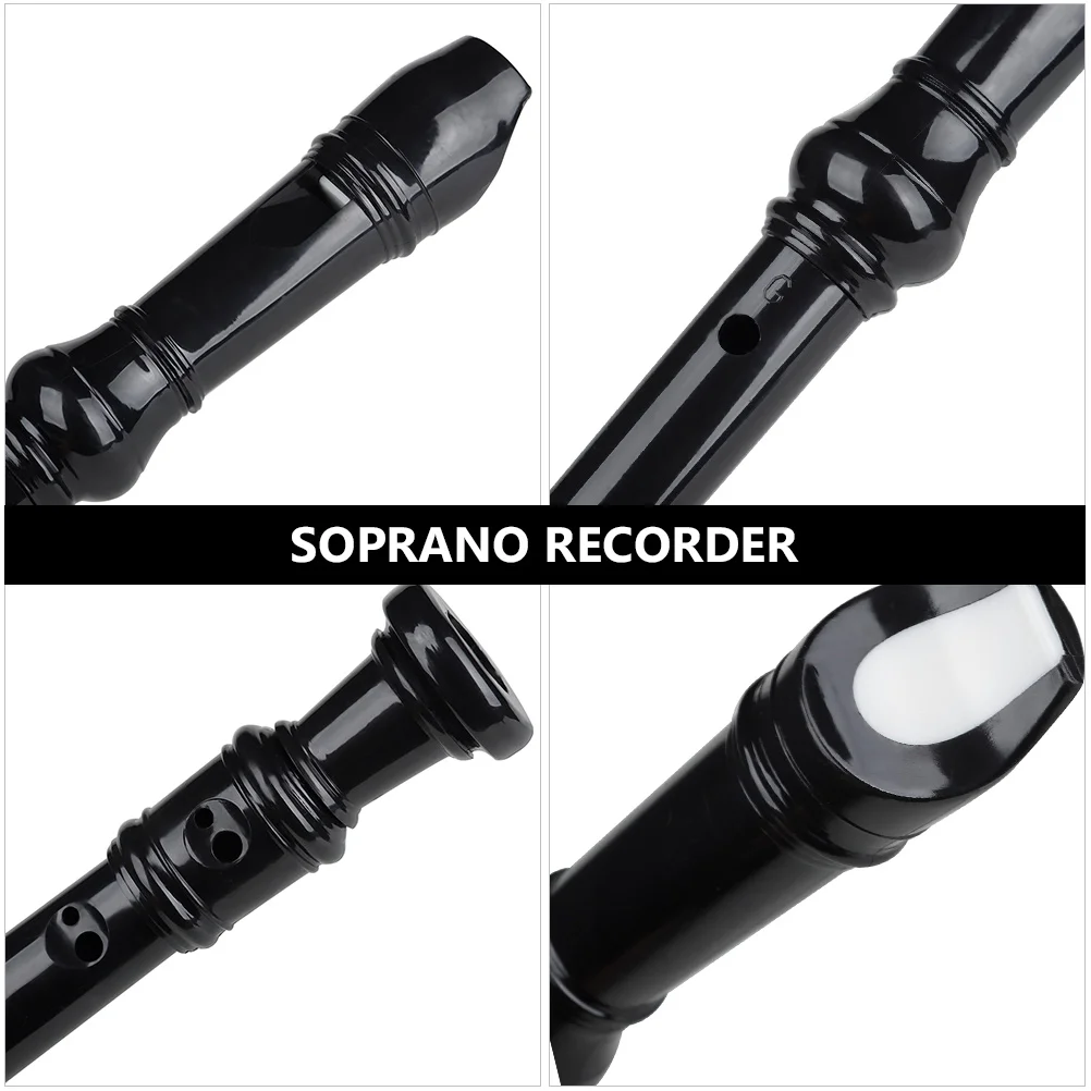 Clarinet Flute Instrument Music Soprano Recorder 8 Hole Toy ABS Fingers Instruments Kids