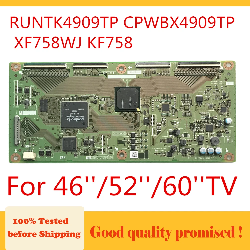 4909TP T Con Board for TV LCD-60LX840A LCD-52LX930A LCD-46LX930A RUNTK4909TP CPWBX4909TP XF758WJ RUNTKCPWBX T-CON Board