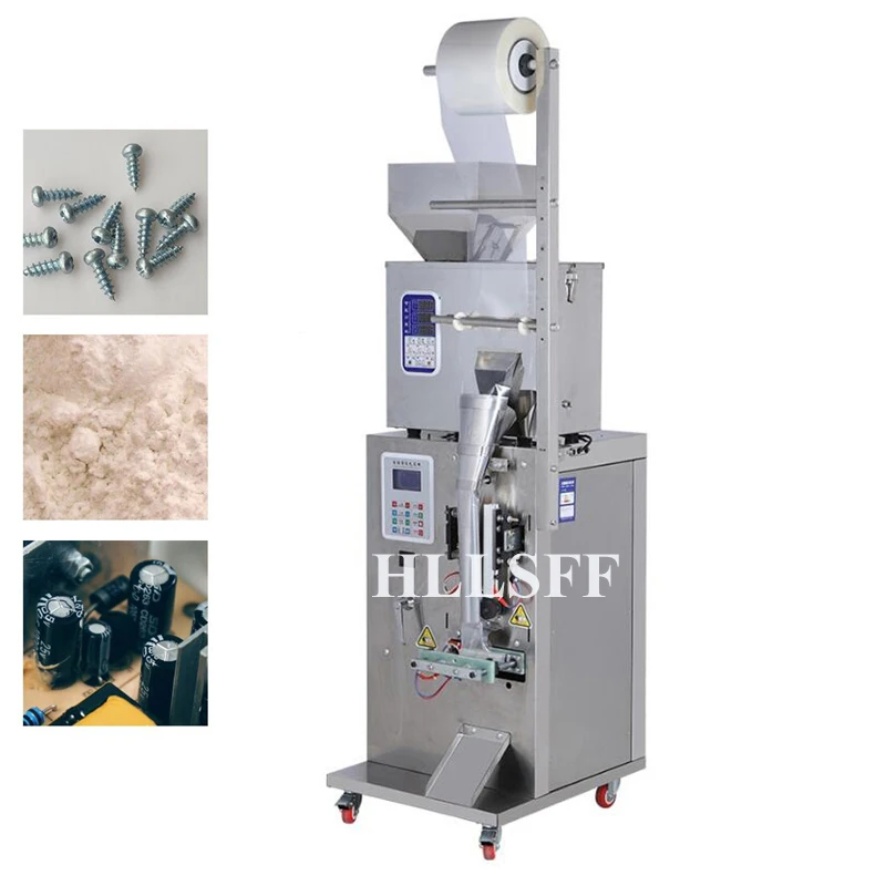 Automatic corn maize wheat flour powder paper bag filling packing packaging machine 50g 100g 500g 1kg 5kg