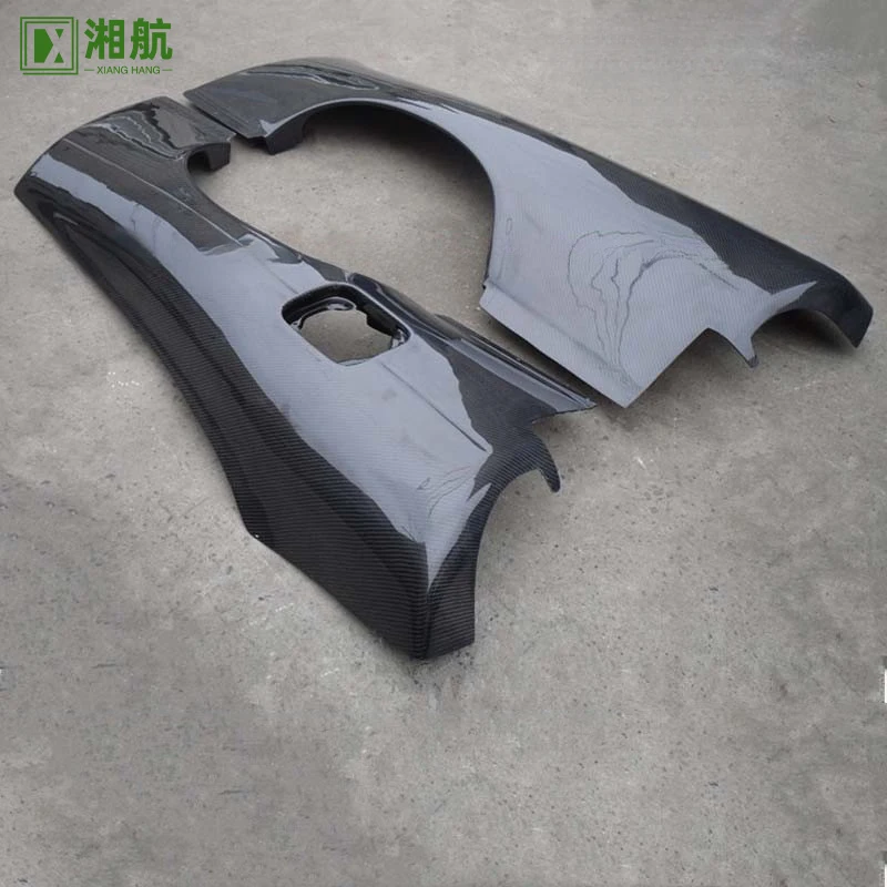 Suitable for Nissan 180SX S13 carbon fiber fender, rear wing, widened by 50mm