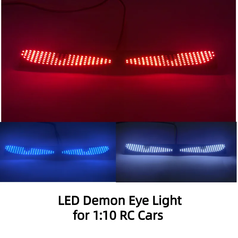 

LED Demon Eye Light for 1:10 RC Crawlers Car Traxxas SCX10 AXI03007 RBX10 D90 TRX4 Decoration Lamp 1:10 RC Off-Road Cars DIY