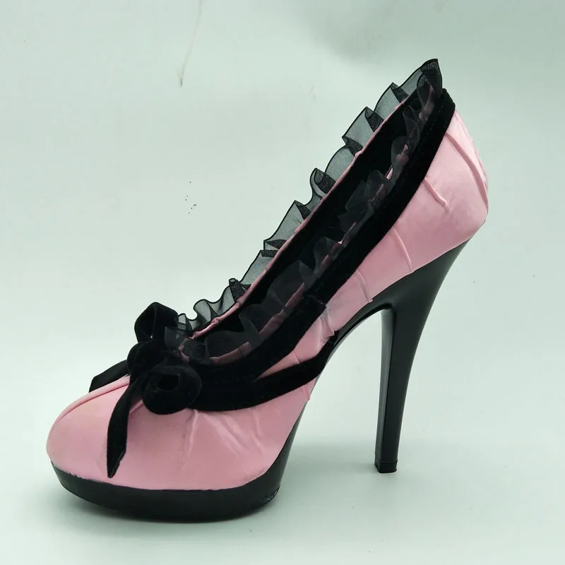 

LAIJIANJINXIA New 13CM/5inches PU Upper Fashion Sexy Exotic High Heel Platform Party Women Pumps Pole Dance Shoes D127