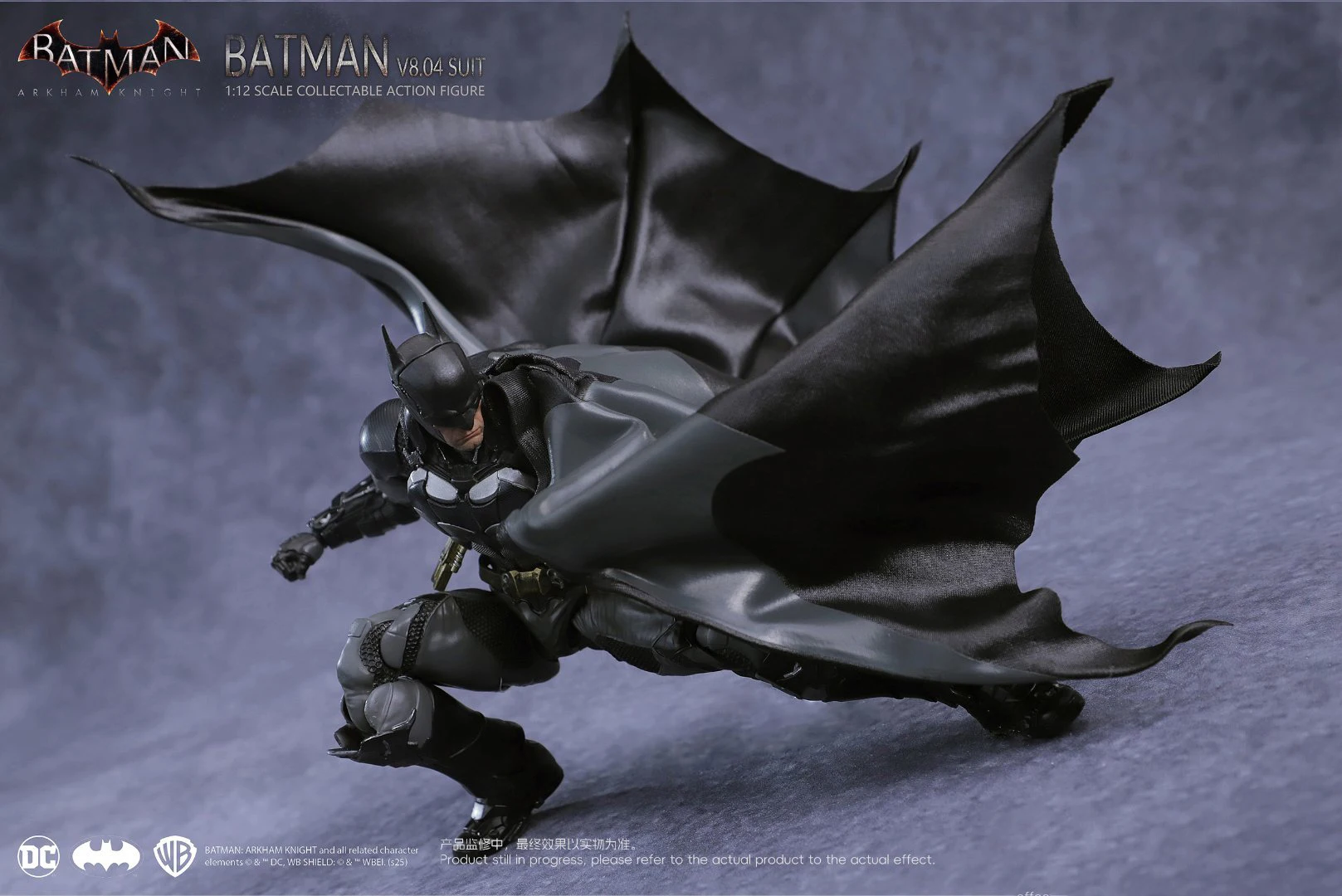 In Stock U-P-Finegures V8.04 Batsuit Batman Arkham Knight DCC Action Figure Model Trendy Toys Desktop Doll Collectibles