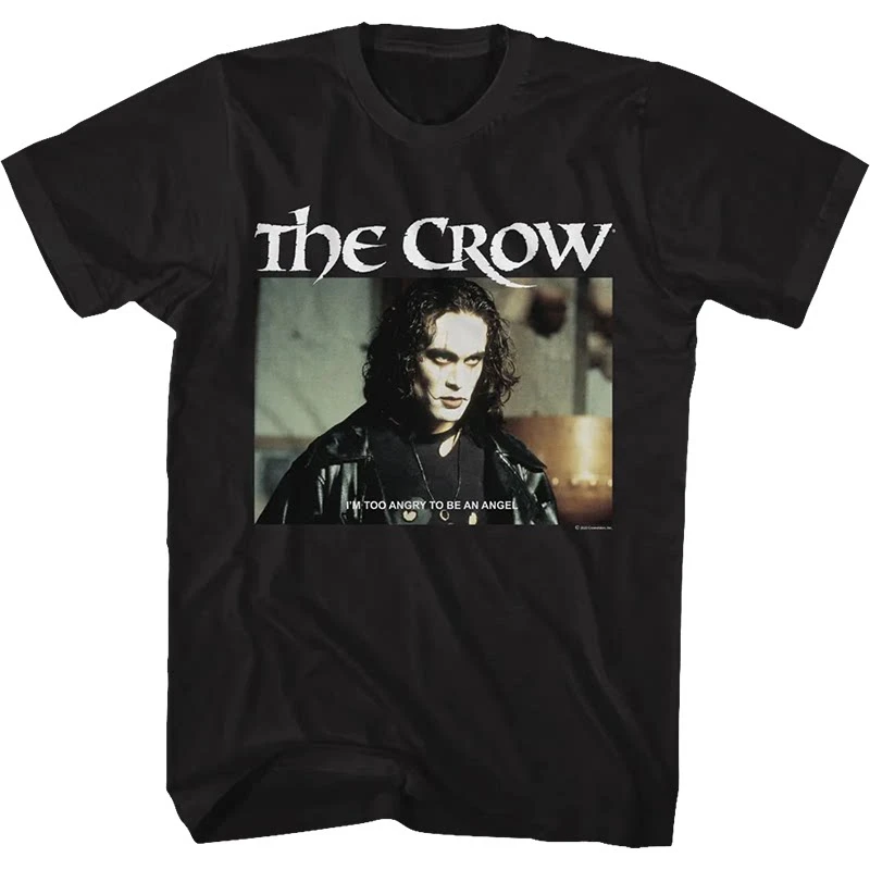 Fit The Crow Rock Movie - American Gothic Dark Fantasy Horror Retro Short-sleeved T-shirt for Musicians of The Crow Band