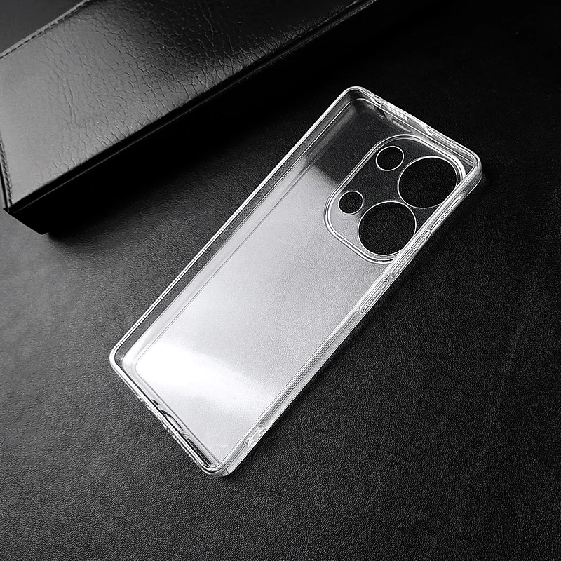 For Xiaomi Poco M6 Pro M6Pro 4G New Ultra Thin Soft TPU Silicon Gel Transparent Camera Protect Case Back Cover