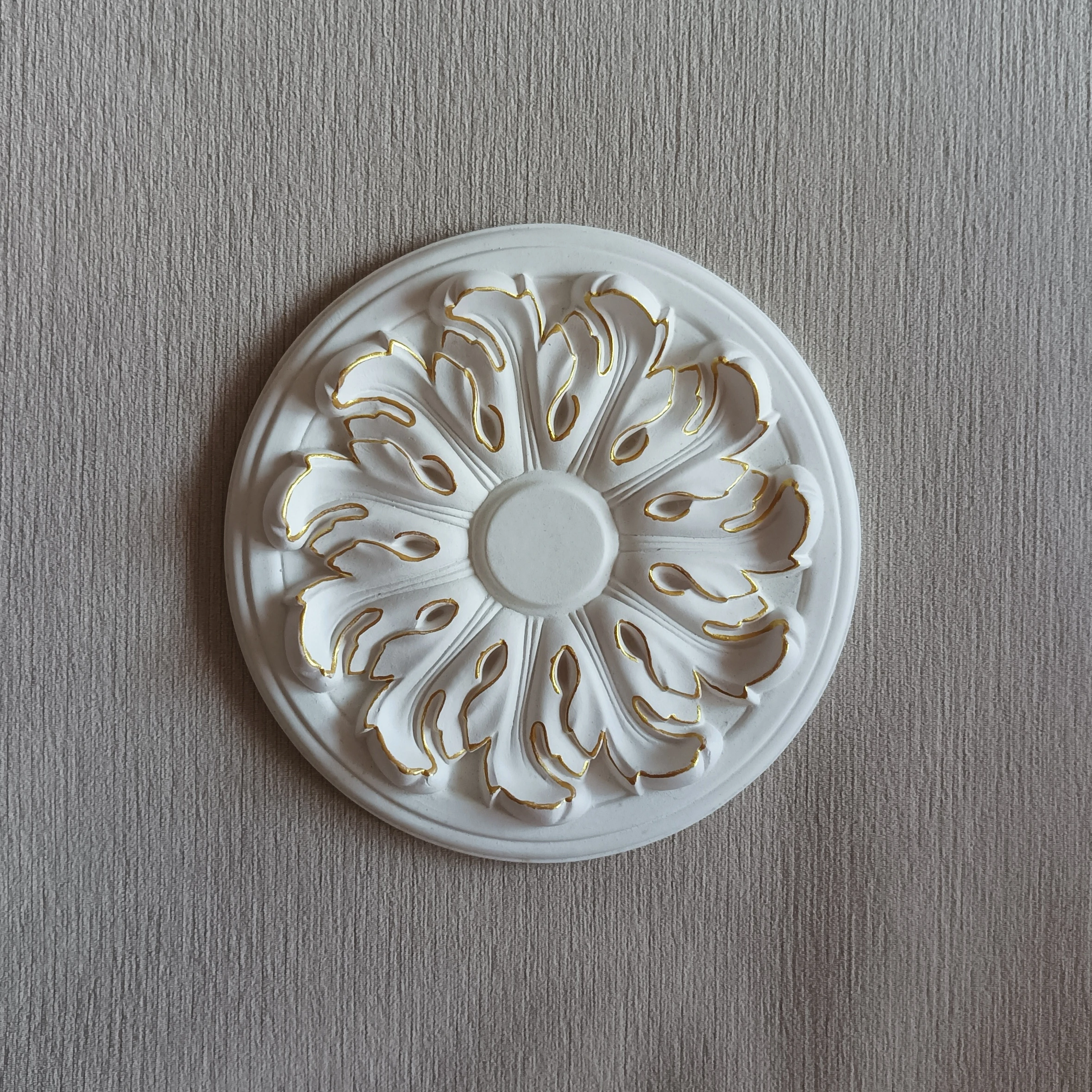 PU decorative ceiling rose pendant lamp base decor panel rosette Polyurethane Wall Moulding Medallion Paterage Ornament
