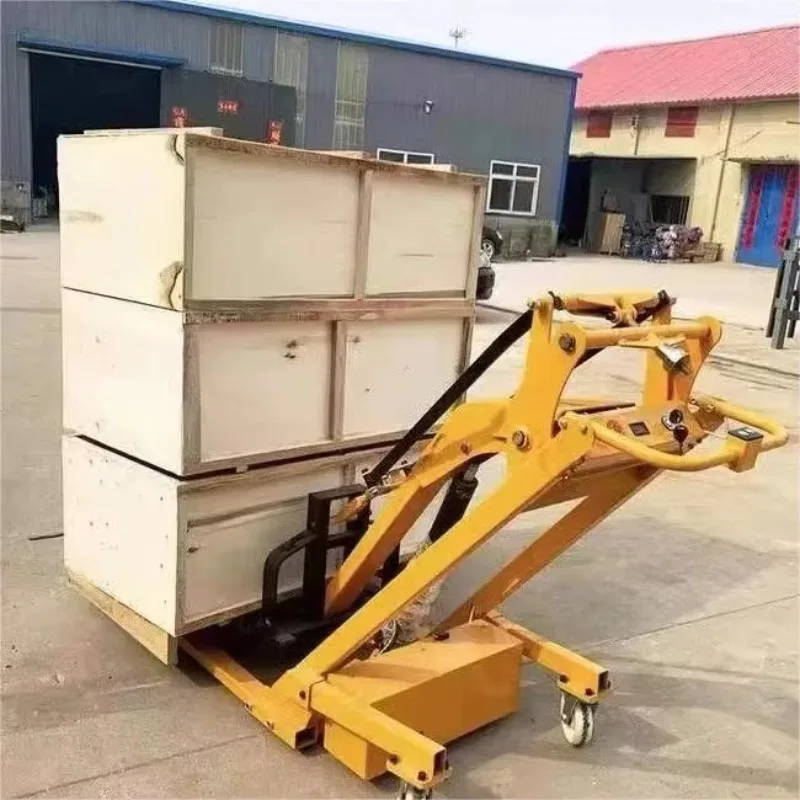 Por   Loading and Unloading Truck with Curved Arm Small Electric-hydraulic Truck Electric Forklift Truck