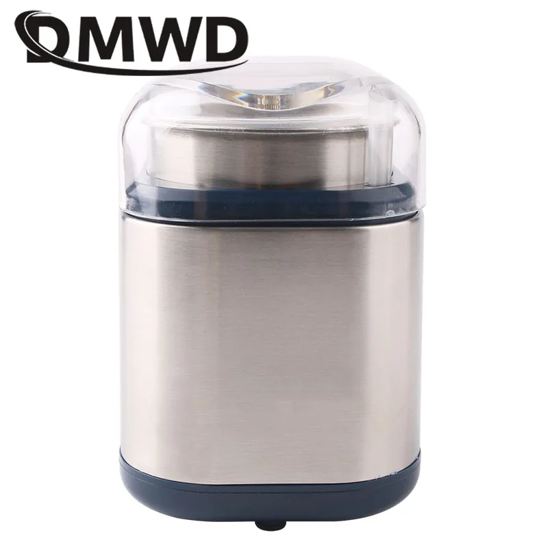 110V/220V Electric Coffee Grinder Herbs Grain Crusher Burr Mill Nuts Seeds Coffee Bean Grinding Machine Stainless Steel Blade