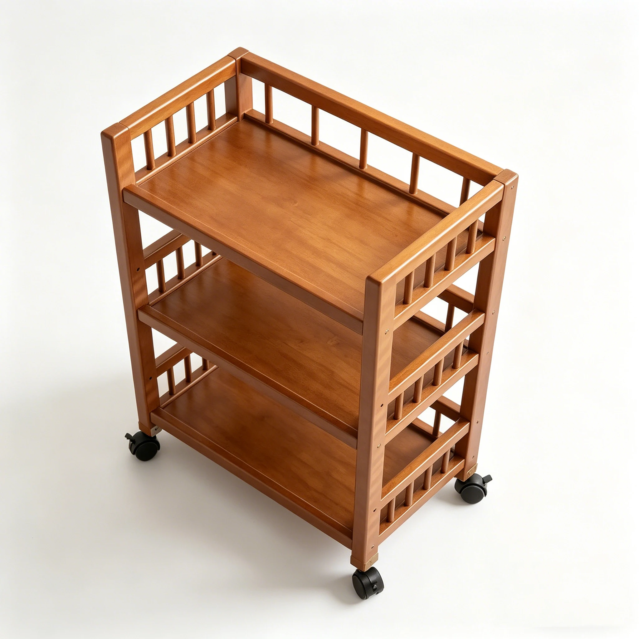Étagère multifonctionnelle sur pied, meuble de rangement multi-niveaux, armoire de rangement pour collations, chariot mobile pour cuisine domestique