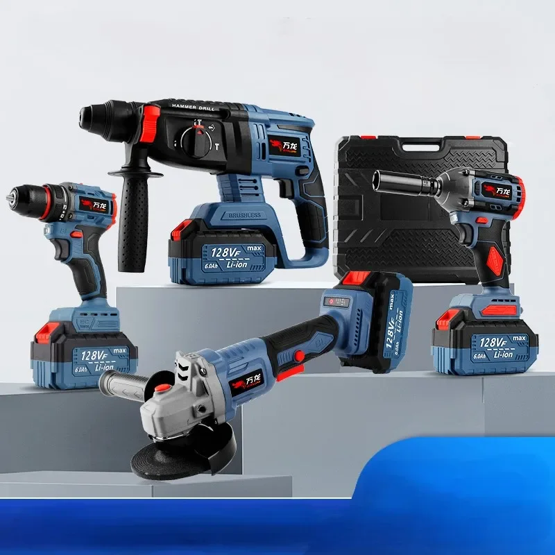 OEM Customizable Electric Cordless Drill Tool Kit with Single Speed Battery Power Source Customizable Power Drills