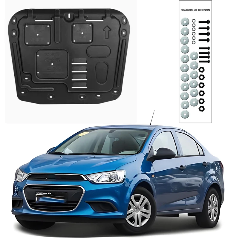 

Для Chevrolet Rveo 2011-2021 2020 защита основания двигателя Щит от брызг щитка от грязи шестеренчатая коробка передач под крыло панель аксессуары