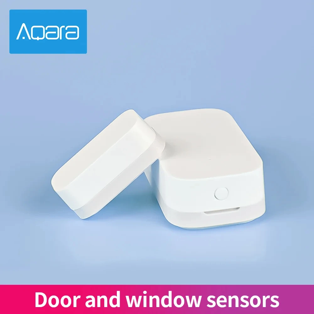 Aqara-Sensor de ventana de puerta Zigbee, conexión inalámbrica, detectores de apertura y cierre de puerta de casa inteligente, alarma remota, funciona con la aplicación Xiaomi mijia