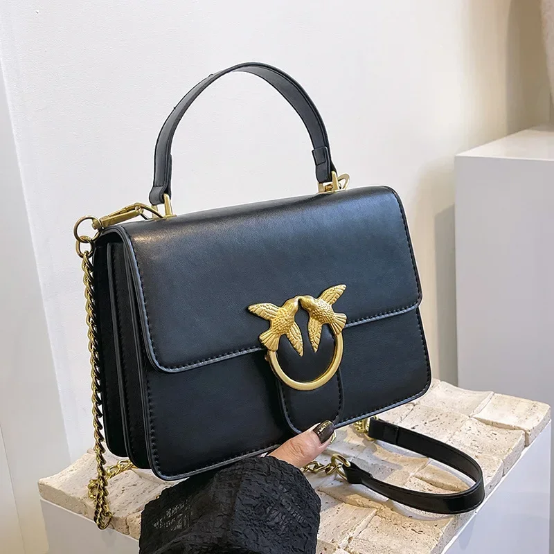 

Swallow Bag Women's Diaper Bag Trendy Brand High-end Personality Casual Versatile Popular Underarm Bag Chain Messenger Bag