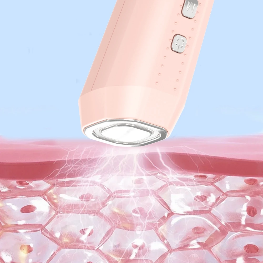 جهاز تجميل EMS متعدد الوظائف - مدلك علاج الثلج، أداة تنظيف المسام ومعدات شد الجلد للعناية اليومية #6