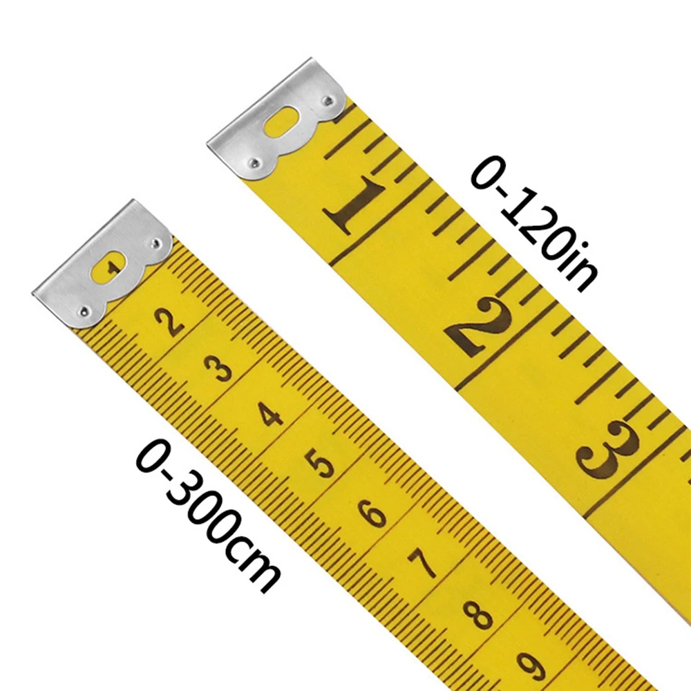 3M Tape Measure PVC Fiber Sewing Tailor Soft Ruler Waistline Cloth Height Measurement