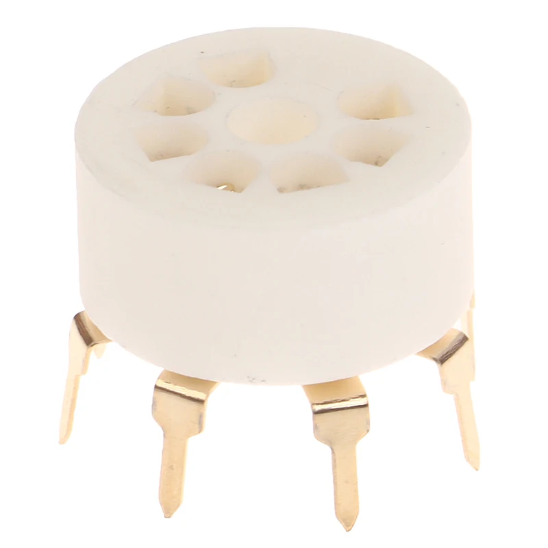 【1PCS 6AQ5 EAA91 6J1 6J2 6X4 6Z4 Tube Socket Gold-plated Socket For 7Pin B7G Vaccum Tube Amplifier Audio DIY】 image 6