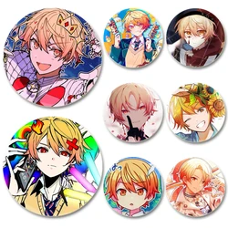 44mm Tenma Tsukasa Anime Figure Badge Singer Cosplay Game Brooches Cartoon Cute Exquisite Enamel Pins for Backpack Gifts Jewelry