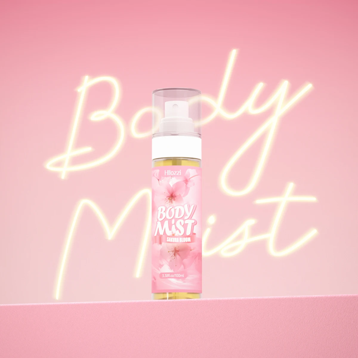 3.38fl.oz Sakura Body Fragrance Spray Hydrating Moisturizing Facial Hydrating Spray Ideal Valentine's Day Gift