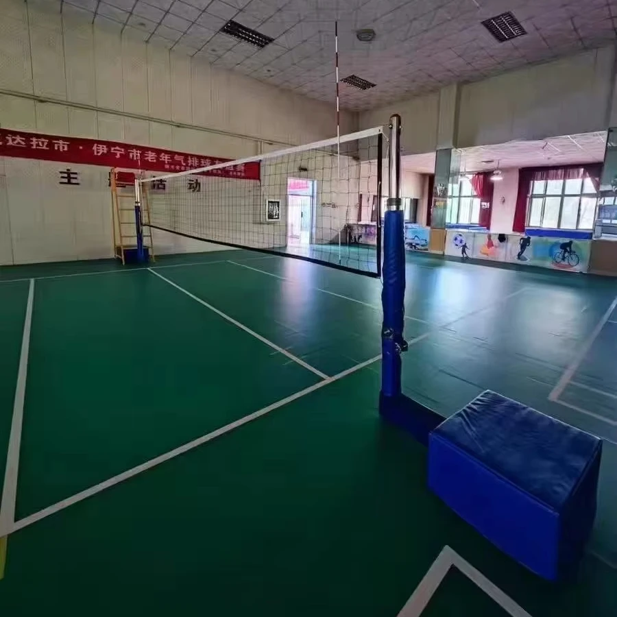 ตาข่ายวอลเลย์บอลคุณภาพสูง พร้อมโครงสำหรับสนามฟุตบอล รั้วสนามกีฬา วอลเลย์บอล เทนนิส แบดมินตัน