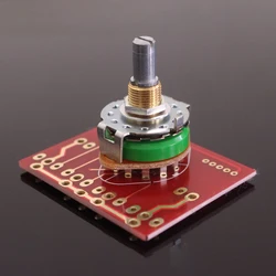 1pc ALPS Band Rotary Switch 3 Pole 4 Position Signal Selection Power Amplifier Audio Signal Switch