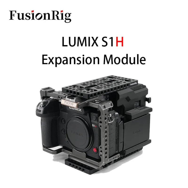 

FusionRig For Panasonic LUMIX S1H Camera Cage Expansion Module cineback