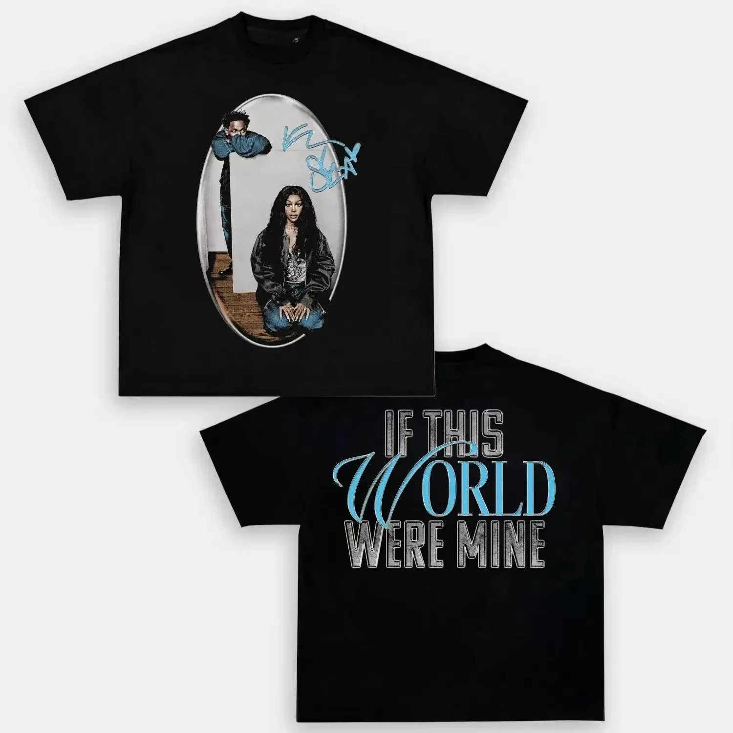 

Хлопковая унисекс-футболка с графическим принтом Y2K в стиле Кендрика, SZA, Лутера, с круглым вырезом, новая, с коротким рукавом, модная, в стиле хип-хоп, для мужчин и женщин, подарок для фанатов