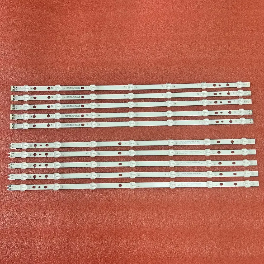 14LED 10PCS LED Backlight strip for Samsung UN55J6201 UN55H6203 UN55J6200 UE55J6200 BN96-28772A 28773A BN96-39055A 39056A