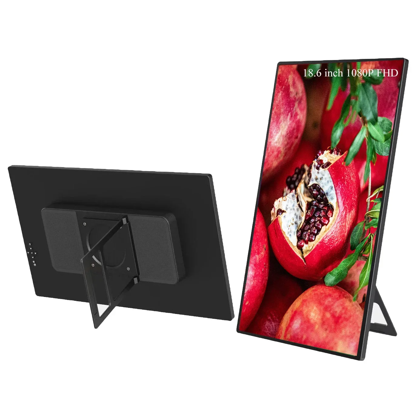 

18 inch with Speakers With Holder Stand FHD USB C Portable Monitor 45% NTSC HDR Wireless Travel Gaming Monitor