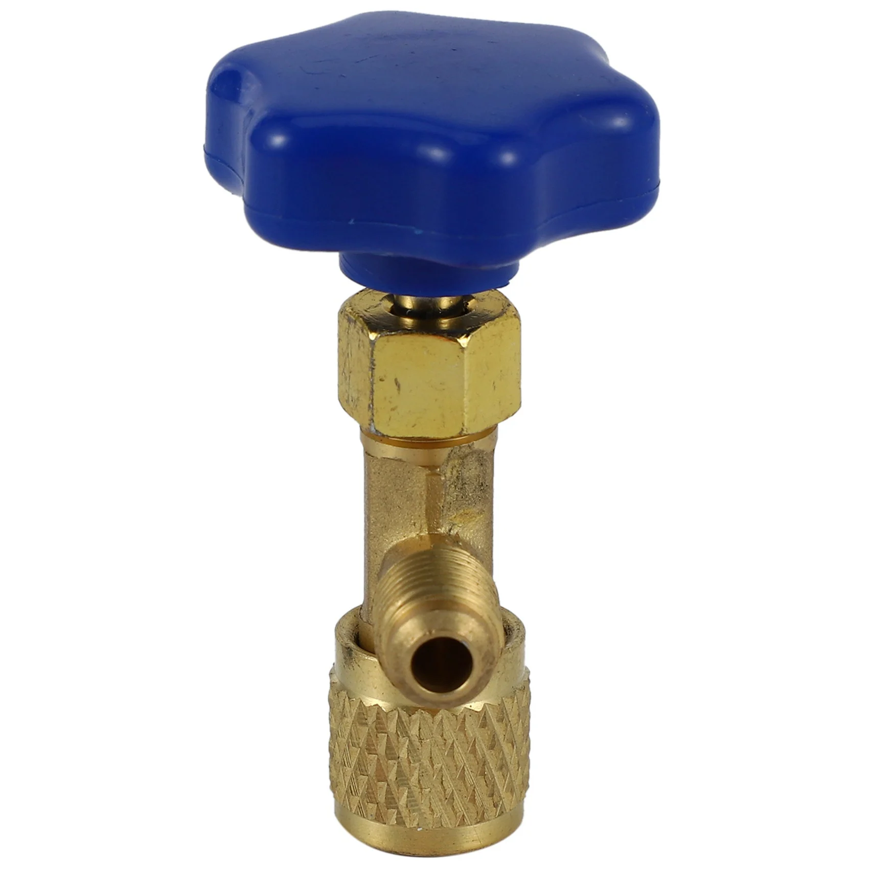 2X Low Pressure Dispensing Valve Bottle Opener 1/4 Sae Connector Refrigerant Bottle Can Tap for R22 R134A R410A Gas