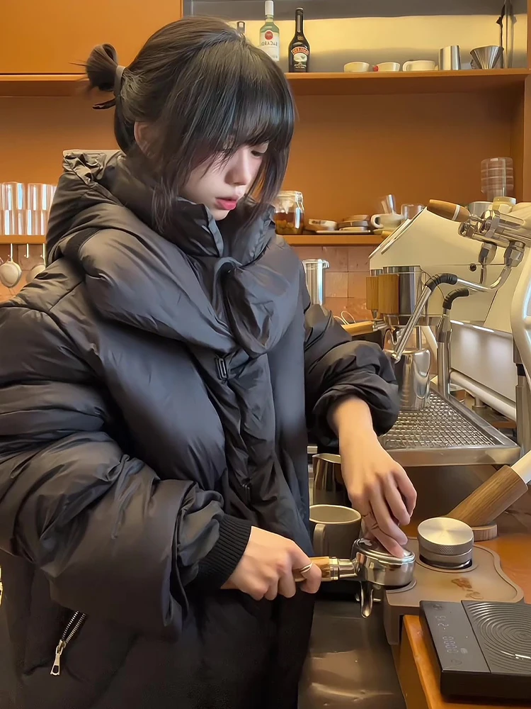 

Мужская зимняя куртка Cleanfit Deconstructed Design из хлопка с отстегивающимся капюшоном, теплая, ветрозащитная, утепленная верхняя одежда